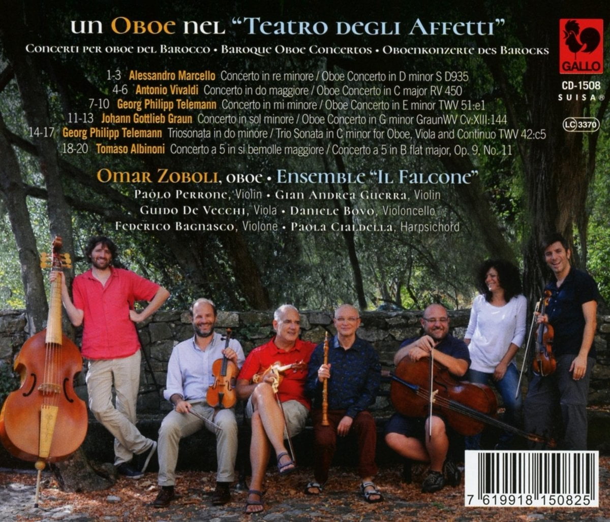 Omar Zoboli Un Oboe Nel Teatro Degli Affetti (CD)