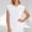 White, variant on ClodeEU Cap Sleeve Tops for Women,Casual Tank Loose Fit ,Exercise Tee with Cap Sleeve Coffee,Womens Plus L