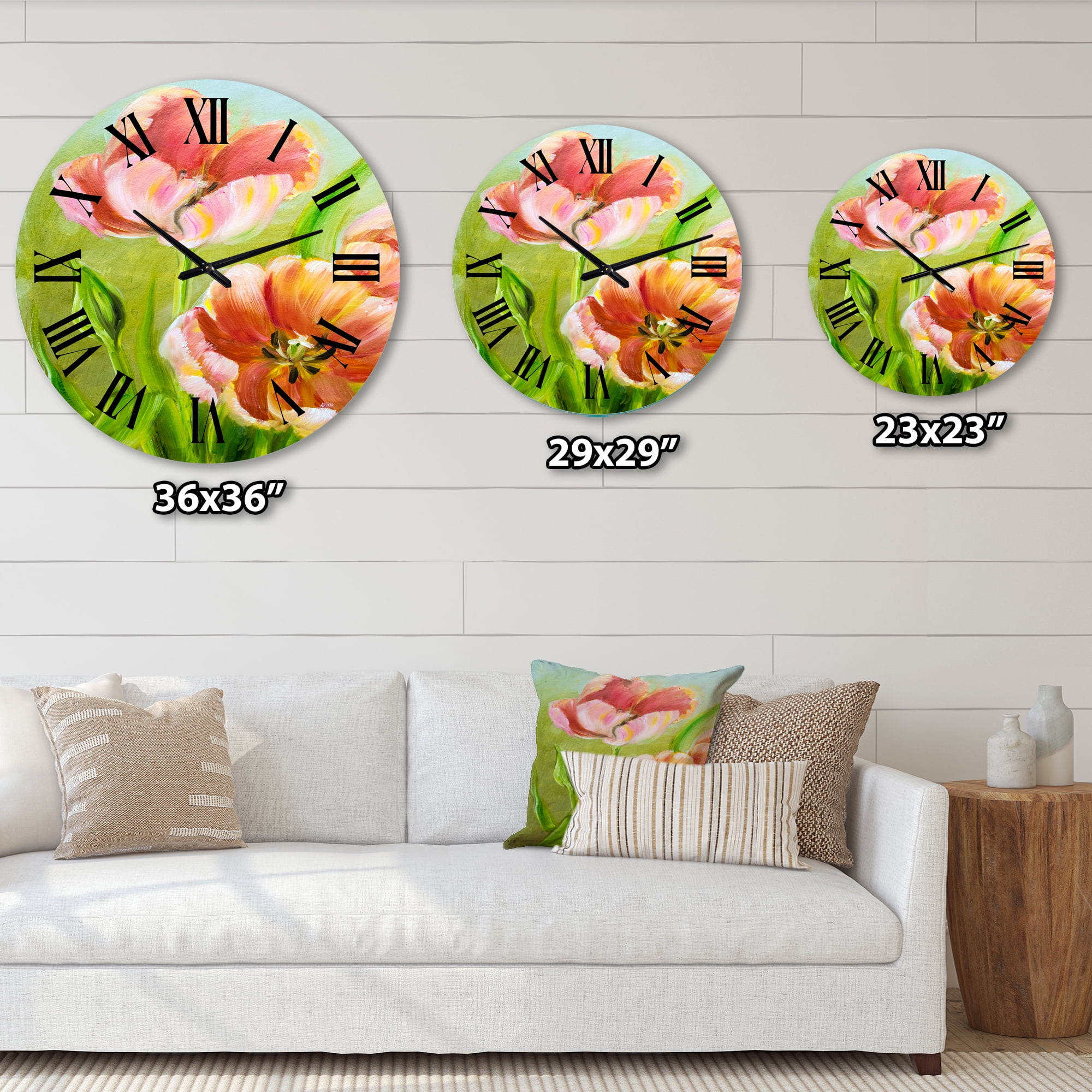 Designart 1 in Quartz Traditional Wall Clock