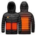 thumbnail image 4 of Kids Heated Jacket Xqxayjr Kids Heated Jacket Coat with 3 Heating Zones, Electric Lightweight Zip Up Warm Heated Coat USB Charging Heated Jacket for Skiing for, 4 of 7