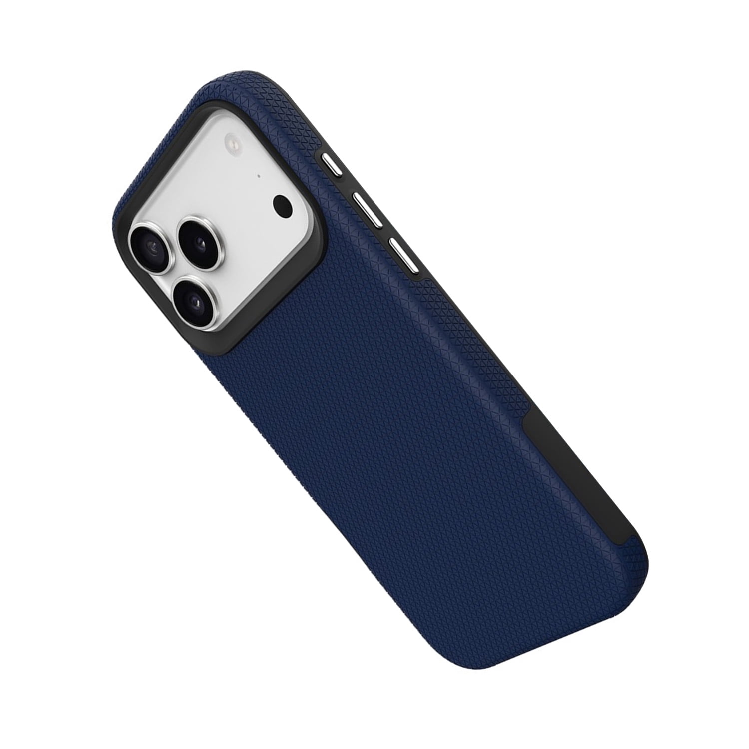 Dual Layer Protective Phone Case for iPhone 17 Pro Max - Blue
