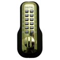 thumbnail image 1 of Lockey M-230-BB Mechanical Keyless Lock Janitor Function - Bright Brass, 1 of 10