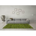 thumbnail image 3 of Ahgly Company Indoor Round Abstract Green Modern Area Rugs, 3' Round, 3 of 4