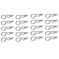 thumbnail image 1 of LOVIVER 20x Stainless Steel Spring Cotter Spring Cotter Pin R-clips Φ2x42mm Corrosion, 1 of 7