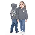 thumbnail image 3 of Rolling Stones Toddler Girls' Full-Zip Hoodie with Front & Back Graphics, Sizes 12M-5T, 3 of 8