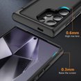 thumbnail image 6 of For Samsung Galaxy S23 Ultra Wallet Case with Card Holder Heavy Duty Protective Dual Layer Shockproof [Hidden Card Slot] [Kickstand] Slim Case for Samsung Galaxy S23 Ultra for Women&Men, Black, 6 of 9