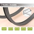 thumbnail image 4 of GXCZ Curtain Rods Curtain Track, Ceiling Curtain Track, Curved Bathroom Curtain Rod Wall/Ceiling Mounted Room Divider Curtain Rail - Office Bathroom Use(Ceiling Mount,300cm/9.8ft), 4 of 8
