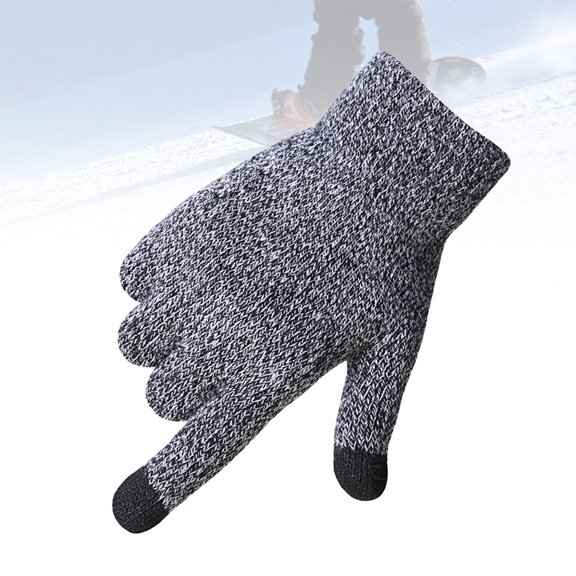 OATIPHO Mens Gloves For Cold Weather Knitted 1 Pair