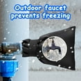 thumbnail image 3 of Outdoor Faucet Cover Winter Freeze Protection Effective Reliable Pvc Insulated Faucet Sock With Hook-And-Loop Strap Fits Standard Outdoor Faucets And Hose Bibs, 3 of 6