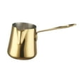 thumbnail image 2 of deevoka Coffee Milk Cup Latte Art Cup Multipurpose with Long Handle Milk Frother Cup Gold 1000ml, 2 of 9