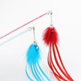 thumbnail image 4 of Cat Wand Teaser Plastic Interactive Cat Stick Cat Teaser Wand with Bell for Cats, 4 of 10