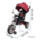 thumbnail image 4 of Triciclo para Niños The Baby Shop  para bebés, evolutivo Luz y Sonido Rojo - 8 en 1, 4 of 9