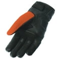 thumbnail image 2 of Joe Rocket Dayride Mens Leather Motorcycle Gloves Black/Orange XL, 2 of 2