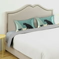thumbnail image 3 of Yayeee Pillowcase Queen Size Set of 2 Satin Wrinkle Resistant Pillow Case, Black Cat, 3 of 7