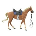 thumbnail image 4 of Kokiya Horse Figurine Home Decor Ornament Horse Figure Model DIY Projects Accessory brown, 4 of 9