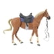 thumbnail image 4 of Figura de caballo articulada de juguete coleccionable, decoración para el hogar marrón, 4 of 9