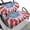 American Flag Splash, variant on Uorisanigo Golf Cart Seat Cover Sets 2 PCS Include Bench Seat Cushion and Backrest Cover, Universal Retro American Flag Golf Cart Seats Protection with Adjustable Rope
