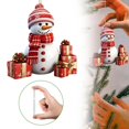 thumbnail image 2 of Clearance Under $1 Flat Acrylic Snowman Christmas Ornament with Knit Hat and Plaid Scarf - Style 4, 2 of 5