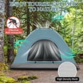 thumbnail image 2 of TopComfy Camping Dome Tent, 3-4 Person Waterproof Windproof Easy Setup Spacious Family Tents with Carry Bag & Rain Fly for Hiking Backpacking Traveling, Blue, 2 of 7