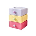 thumbnail image 2 of Uscallm Drawer Style Desktop Organizer, 3-Piece Large Capacity Stationery Storage Box, Multi-Functional Drawer Organizer For Office Desk, Study Supplies And Home Office Organization, 2 of 7