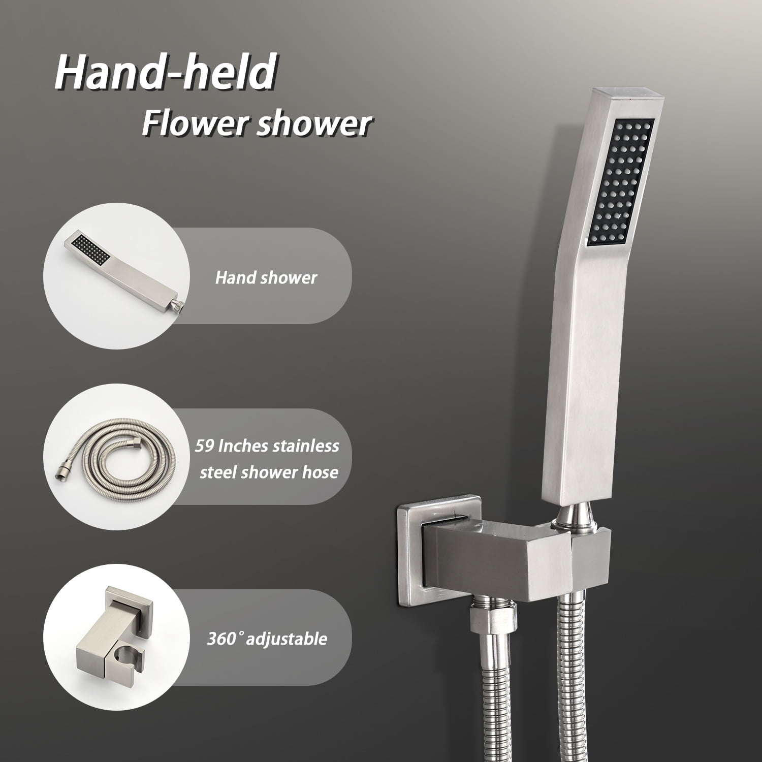 12 Inch Bathroom Luxury Rain Mixer Complete Combo Set Ceiling-Mounted Rainfall Shower Head and Handle System
