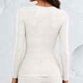 thumbnail image 6 of Auralook Long Sleeve Undershirt for Women Soft Round Neck Thermal Shirts Base Layer Warm Bottom Tops, 6 of 8