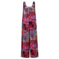 thumbnail image 6 of GXFC Womens Jumpsuit Suspender Wide Leg Overall Loose Bib Overalls, Summer Boho Button Up Baggy Jumpsuits Wide Legged Harem Pants, 6 of 10