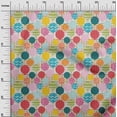 thumbnail image 3 of oneOone Polyester Spandex Multi-Color Fabric Kids Ballon With Stripe Sewing Material Print Fabric By The Yard 56 Inch Wide, 3 of 4