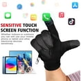thumbnail image 2 of Winter Waterproof Gloves with Touchscreen Fingers for Men Women ，Windproof Liner Thermal for Running Cycling Driving Hiking, 2 of 7
