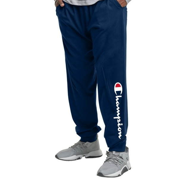 champion men's powerblend graphic jogger pants