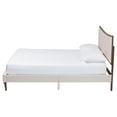 thumbnail image 3 of Baxton Studio Nikolai Mid-Century Platform Bed, Queen, Beige, 3 of 9