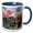 Blue/White, variant on 3drose, Flowers in Window Boxes, Nantucket, Massachusetts, Usa, 15oz Two-tone Red Mug