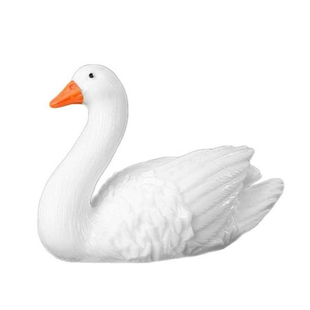 

8pcs Small Swan Model Bonsai Landscaping Swan Decor Garden Layout Swan Decor
