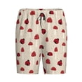 thumbnail image 3 of Picia Ladybug With Mushroom Pajama Shorts for Men, Men's Pajama Bottoms, Sleepwear,Short Pajama Pants-Small, 3 of 9