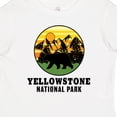 thumbnail image 4 of Inktastic Yellowstone National Park with Bear Mountains and Trees Cricle Boys or Girls Baby T-Shirt, 4 of 5