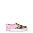 thumbnail image 4 of Disney Princess Girls Low Top Slip-On Twin Gore Sneakers, 4 of 6