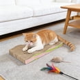 thumbnail image 2 of Cat Scratching Board cat Scratcher Cat Scratch Pad Cardboard cat scratchers for Indoor Cats Reversible Large Wide Corrugated, 2 of 6