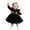 X1 Black, variant on Ticikt Girls Halloween Cat Print Long Sleeve Dress, Ruffle Sleeve Tulle Tutu Princess Party Outfit