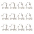 thumbnail image 1 of 12pcs Ear Clips Screw Back For Drop Type Earrings Jewelry Making Plated, 1 of 7