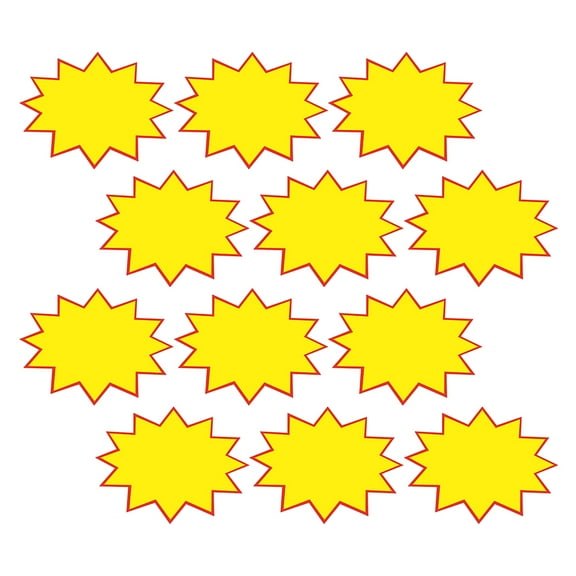 250 Pcs Garage Signs Car for Commodity Price Tag Promotional Display