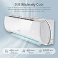 thumbnail image 2 of TOSOT 9,000 BTU Mini-Split Air Conditioner, Wifi Enabled Ductless Inverter Split System AC Unit Heating System, Compatible with Alexa - 20.5 SEER2 230V, 2 of 11