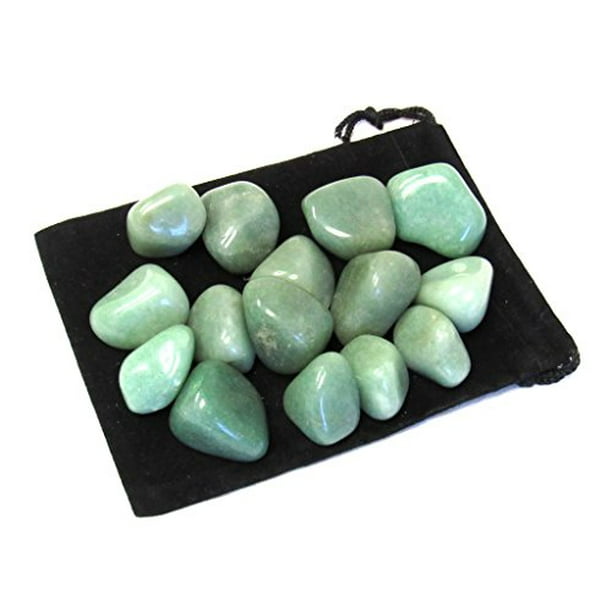 Zentron Crystal Collection 1 Pound Tumbled Green Quartz