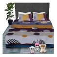 thumbnail image 5 of Juego De Sabanas Queen Size Estampadas De Microfibra De Poliester 4 Piezas Diseño Elegante Amplias Textura Suave, 5 of 5