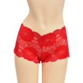 thumbnail image 5 of Keeccty Women Lace Solid Stretchy Floral Underwear, 5 of 6