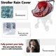 thumbnail image 3 of BRILLAR Funda para lluvia para cochecito de bebé, compatible con cochecito y asiento de coche, accesorio de viaje para cochecito de bebé, protección contra la lluvia ventilada, 3 of 5
