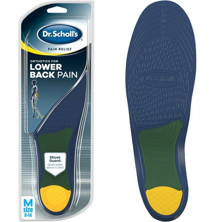 Dr. Scholl’s Pain Relief Orthotics for Lower Back Pain for Men, 1 Pair, Size (Best Orthotics For Bunions)