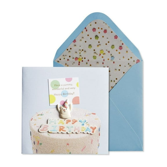 NIQUEA.D, Cake with Pig Birthday Card