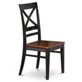 thumbnail image 6 of Luxe by East West Furniture 5-Piece Dining Table Set, Black & Cherry, 6 of 8