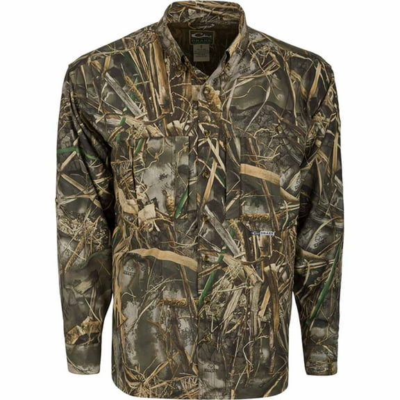 Drake Waterfowl EST Camo Flyweight Wingshooter's Long-Sleeve Shirt