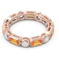 thumbnail image 3 of 5.00 Ct New Natural Diamond Citrine Gemstone Anniversary Eternity Band for her Solid 14K Rose Gold Size 6.5 by Diamond-Capitals, 3 of 8